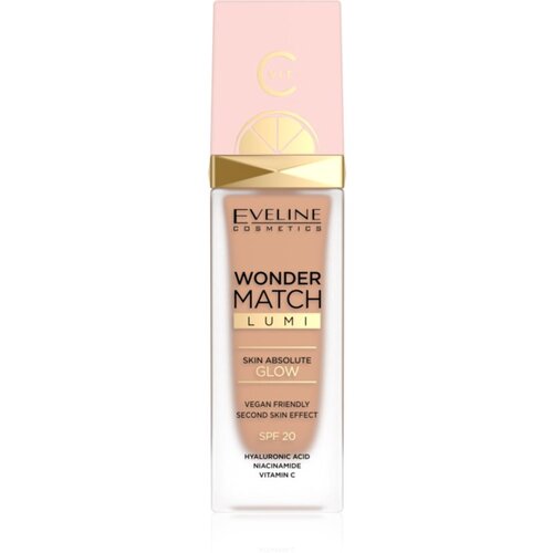 Eveline Cosmetics Wonder Match Lumi vlažilni tekoči puder z gladilnim učinkom SPF 20 odtenek 25 Sand Beige 30 ml Cene