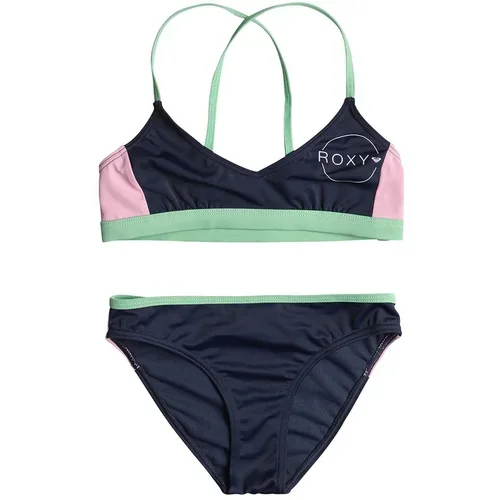 Roxy Dječji dvodijelni kupaći kostim ILACABO ACTIVE boja: zelena