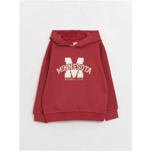 LC Waikiki Girls' Printed Long Sleeve Hoodie