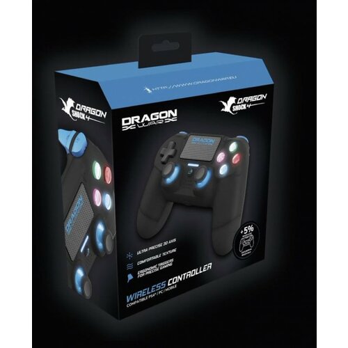 PS4 Dragon Shock 4 Wireless Controller Black Cene