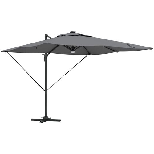 Roma Suncobran Bež 286 x 284 x 270 cm Aluminij i poliester Slike