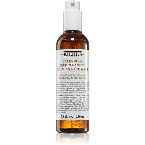 Kiehl&amp;#039;s Calendula Deep Cleansing Foaming Face Wash pomirjajoči gel za globinsko či&amp;scaron;čenje 230 ml za ženske Slike
