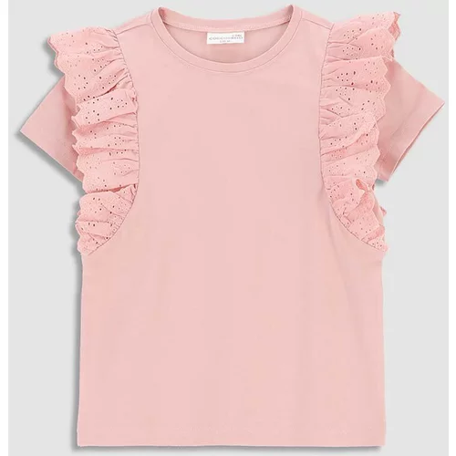 Coccodrillo Otroška kratka majica roza barva
