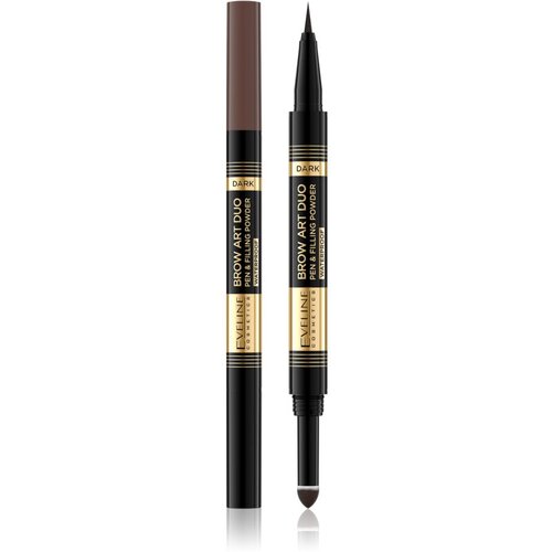 Eveline Cosmetics Brow Art Duo obojestranski svinčnik za obrvi odtenek Dark 8 g Cene