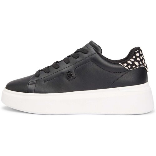Tommy Hilfiger Nizke superge Animal Print Platfor Črna Slike