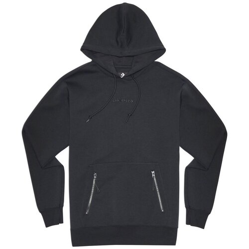 Converse ZIP POCKET PULLOVER HOODIE Crna Cijene