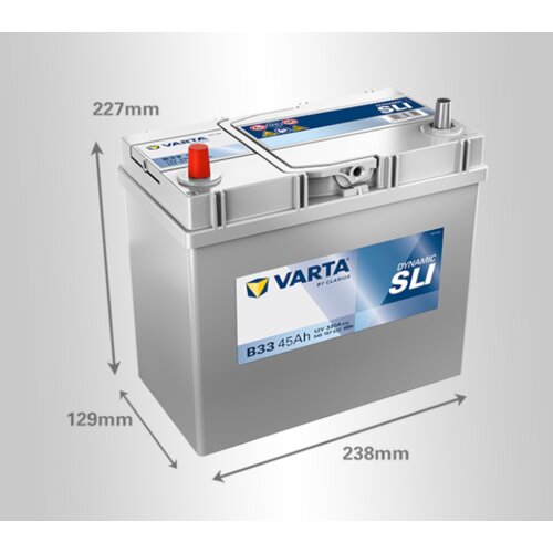 Varta akumulator asia dynamic sli, 13V 45Ah Slike
