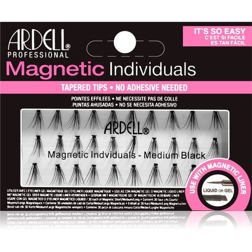 Ardell Magnetic Individuals magnetske umjetne trepavice 36 kom nijansa Medium Black Cijene