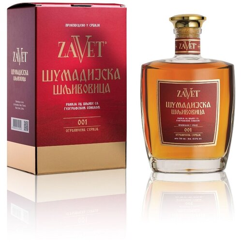 Zavet Rakija &amp;Scaron;umadijska &amp;scaron;ljivovica 43% vol, 750ml Slike