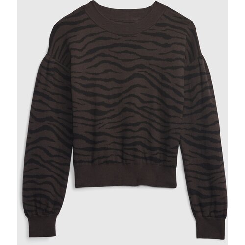 GAP Kids cotton sweater zebra - Girls Slike