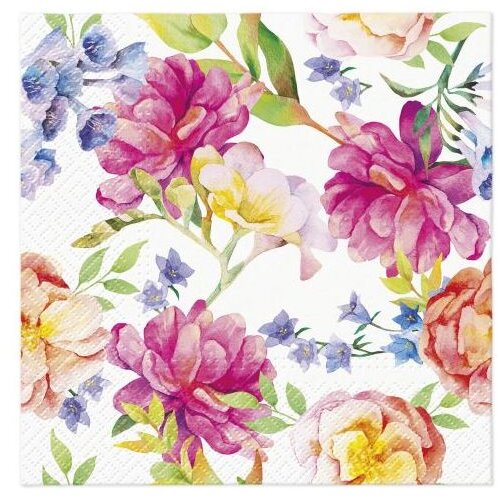  Decoupage salvete - Orchid with Peony - 1kom (tehnika salveta) KORIŠTENO Cijene