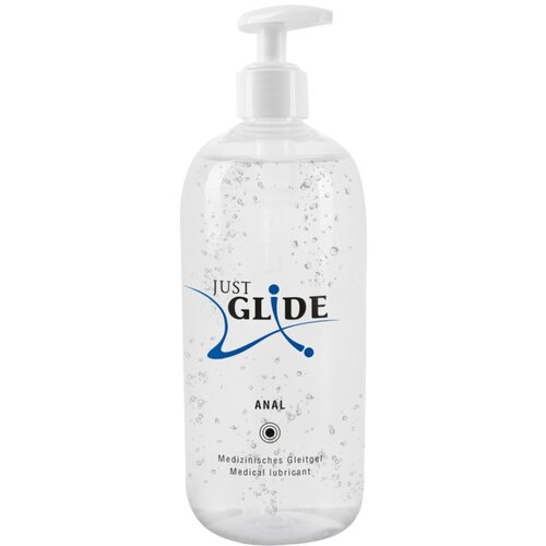 Just Glide Anal - analni lubrikant na bazi vode (500ml) Slike