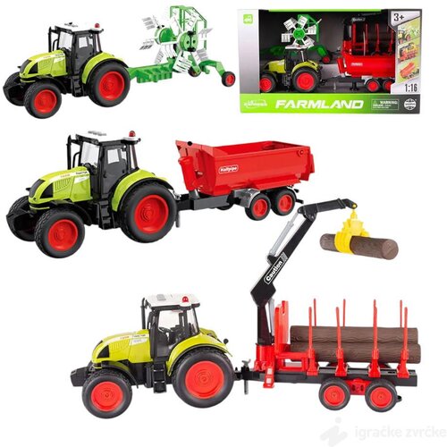  Traktor set sa 3 prikolice FARMLAND Cene