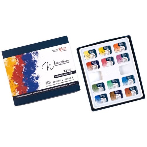 Rosa Gallery Monopigmentirane akvarelne barve 12x2,5 ml Cene