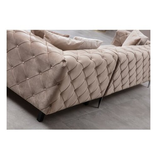  Kutna sofa Como 310x73x270cm Bež Slike
