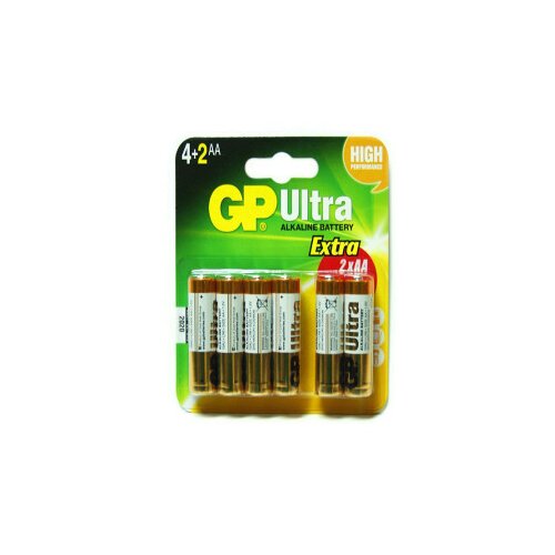 Gp baterija ultra alkalna LR06 AA 4+2 ( 4348 ) Slike