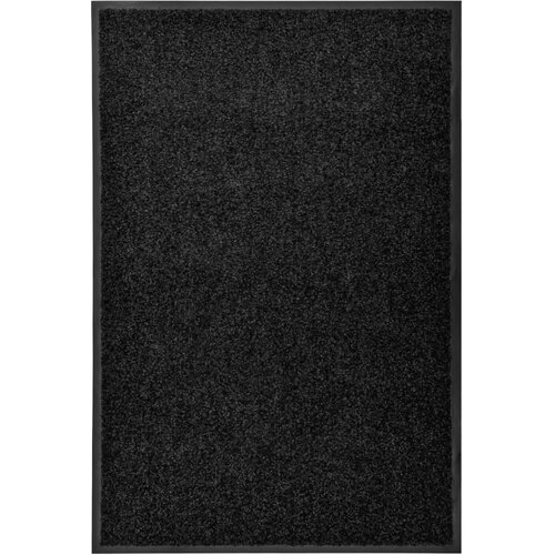 vidaXL Pralni predpražnik črn 60x90 cm Cene