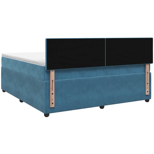  Boxspring krevet s madracem Plava 180 x 200 cm Bar&amp;scaron;un Slike