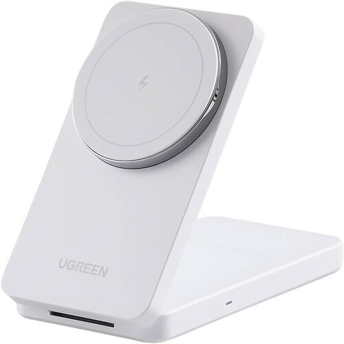 Ugreen W528 INDUKTIVNI POLNILEC 2V1 ZA IPHONE, AIRPODS, 20W (BEL), (5000062866) Cene