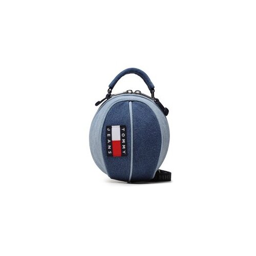 Tommy Jeans Ročna torba Tjw Heritage Ball Cross Denim AW0AW14571 Modra Slike