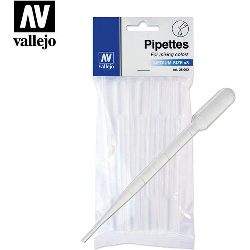 Vallejo Pipete srednje veličine (8 komada) - 1 set Cijene