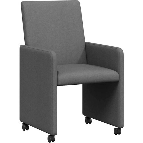 vidaXL Stolac za blagovanje 2 pcs Tamno siva 57 x 66 x 94 cm tkanina Cene