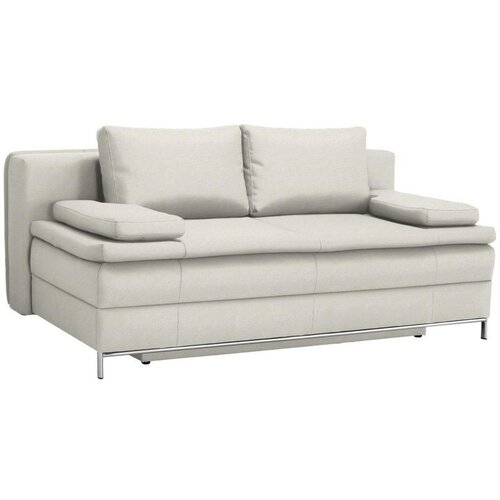 Novel BOXSPRING ZOFA, krem barve tekstil Slike