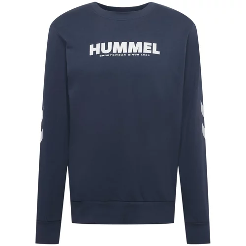 Hummel Športna majica 'Legacy' golobje modra / bela