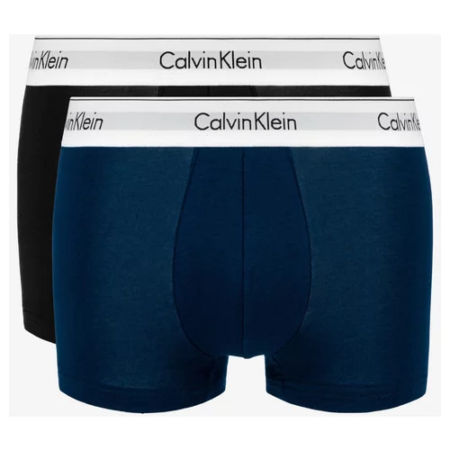 Calvin Klein Underwear 2-pack Oprijete boksarice Črna