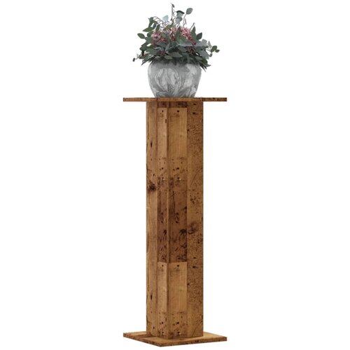 vidaXL Stojalo za rastline 2 kosa starinski les 30x30x95 cm inž. les Cene