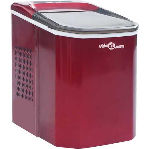 vidaXL Ledomat rdeč 1,4 L 15 kg / 24 h Cene