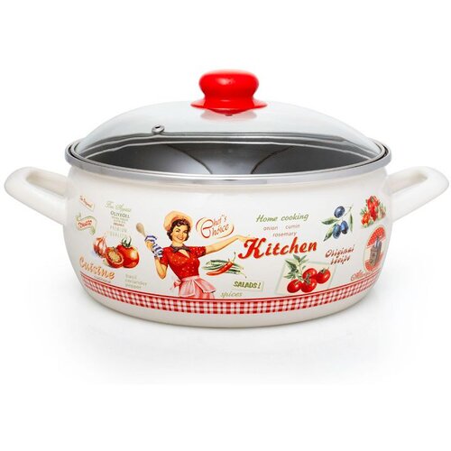Metalac plitka posuda kuharica 24cm / 5,00lit Cene