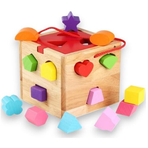 Bbo drvena igracka za sortiranje oblika GB-007 Cene
