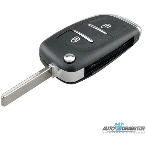 888 Car Accessories kućište oklop ključa 2 dugmeta za peugeot/citroen HU83 modifikacija E32-AP000 Cene