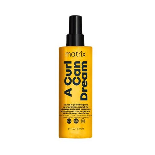 Matrix A Curl Can Dream Scrunch N' Go Defining Spray sprej za oblikovanje valov in kodrov 250 ml za ženske Cene