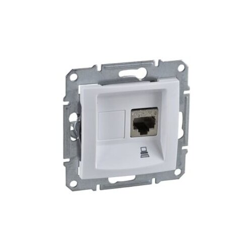 Utičnica 1xRJ45 cat6 UTP bijela SEDNA Slike