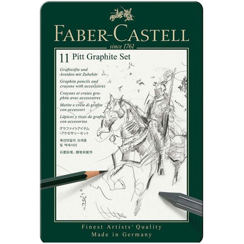 Faber-Castell Set grafitnih svinčnikov Faber-Castell Monochrome S Slike