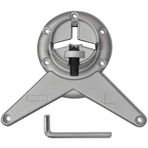  noge za stol podesive visine boja bru&amp;scaron;enog nikla 710 mm Slike