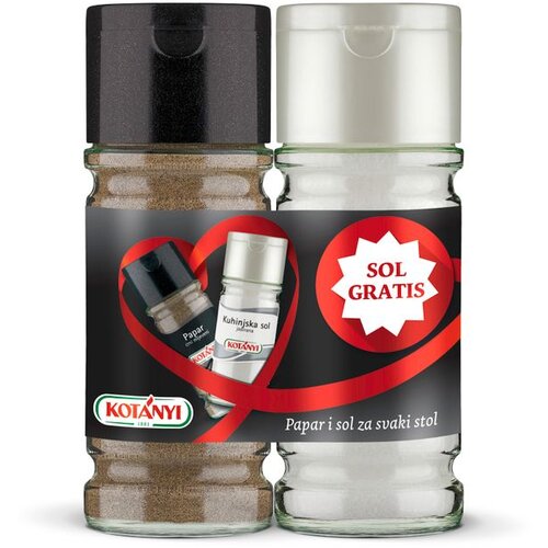 Kotanyi Promo pakiranje Papar crni mljeveni + Sol Cijene