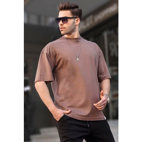 Madmext T-Shirt - Brown - Oversize Slike