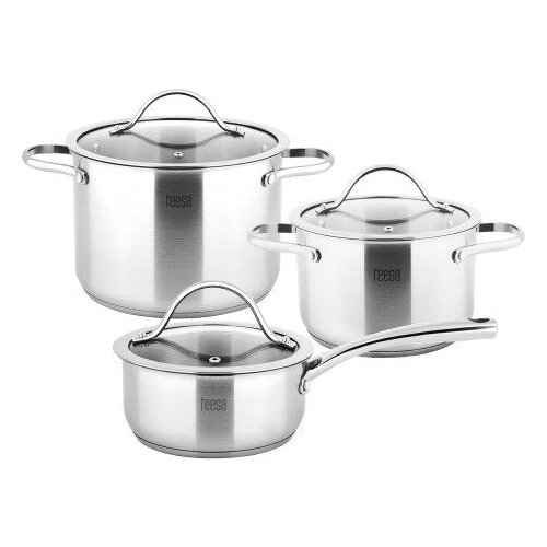 Teesa COOK EXPERT MASTER TSA0141 set posode iz nerjavečega jekla &amp;ndash; 6 delov Slike
