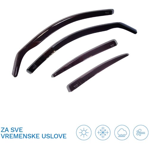 HEKO bmw 3 E46 bočni vetrobran za model sa 4-RO vrata (set/prednji/zadnji) 1998-2005G. 11121 Slike