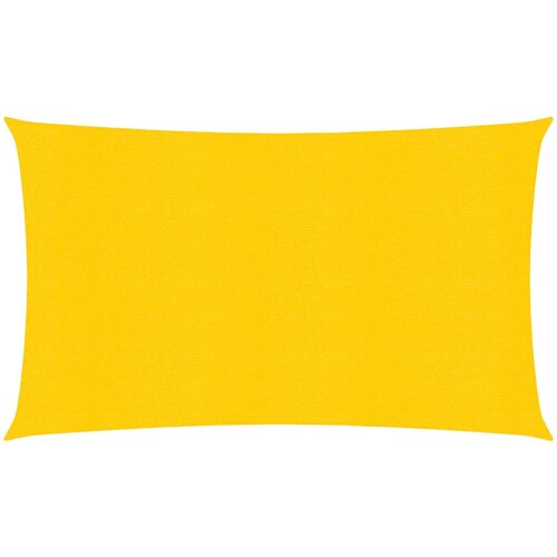 The Living Store Senčno jadro 160 g/m&amp;sup2; rumeno 2x5 m HDPE - Senčno Jadro, (21456599) Slike