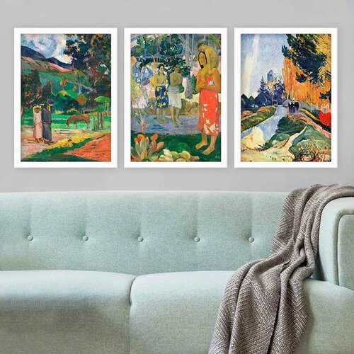 Wallity Set uramljenih slika 3BC_UN1233861, 3 Dela Cene