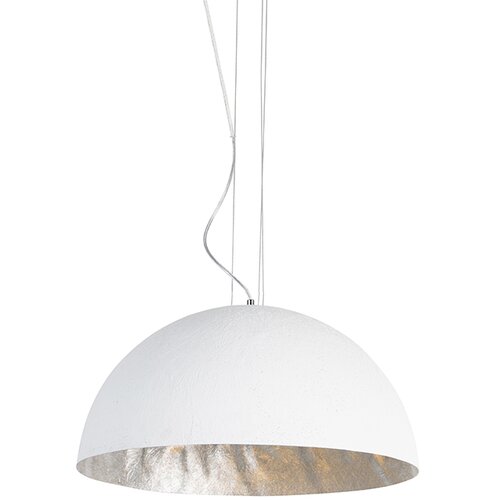 QAZQA Sodobna viseča svetilka bela 50 cm - Magna Cene