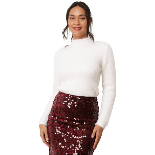La Modeuse Puloverji 77050_P182640 Bela Cene