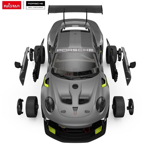  Licencirani auto na daljinsko upravljanje 1:18 Porsche 911 GT2 RS Clubsport RASTAR - sivi Slike