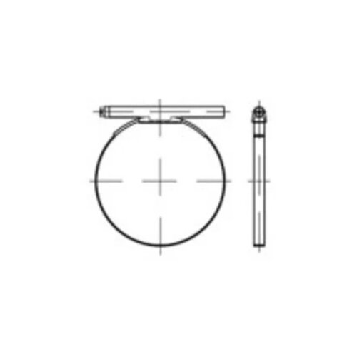 Toolcraft 137708 obujmica za gipki cijev 12 mm Pocinčani čelik 1 St. Slike