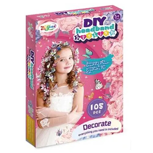 Magic Toys DIY Headband 105-delni set za okraševanje las Cene