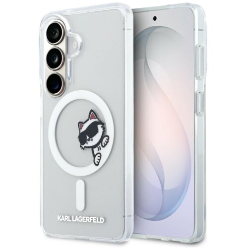 Karl Lagerfeld Originalen MagSafe ovitek Samsung Galaxy S26 5G - Peekaboo Choupette - prozoren - KLHMS26S6HCPSCT Cene
